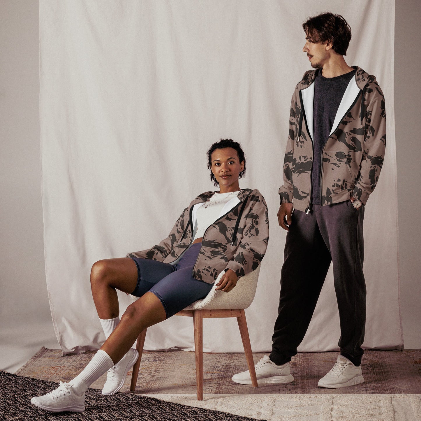 South African DPM Special Police CAMO Unisex zip hoodie - Zip Hoodies