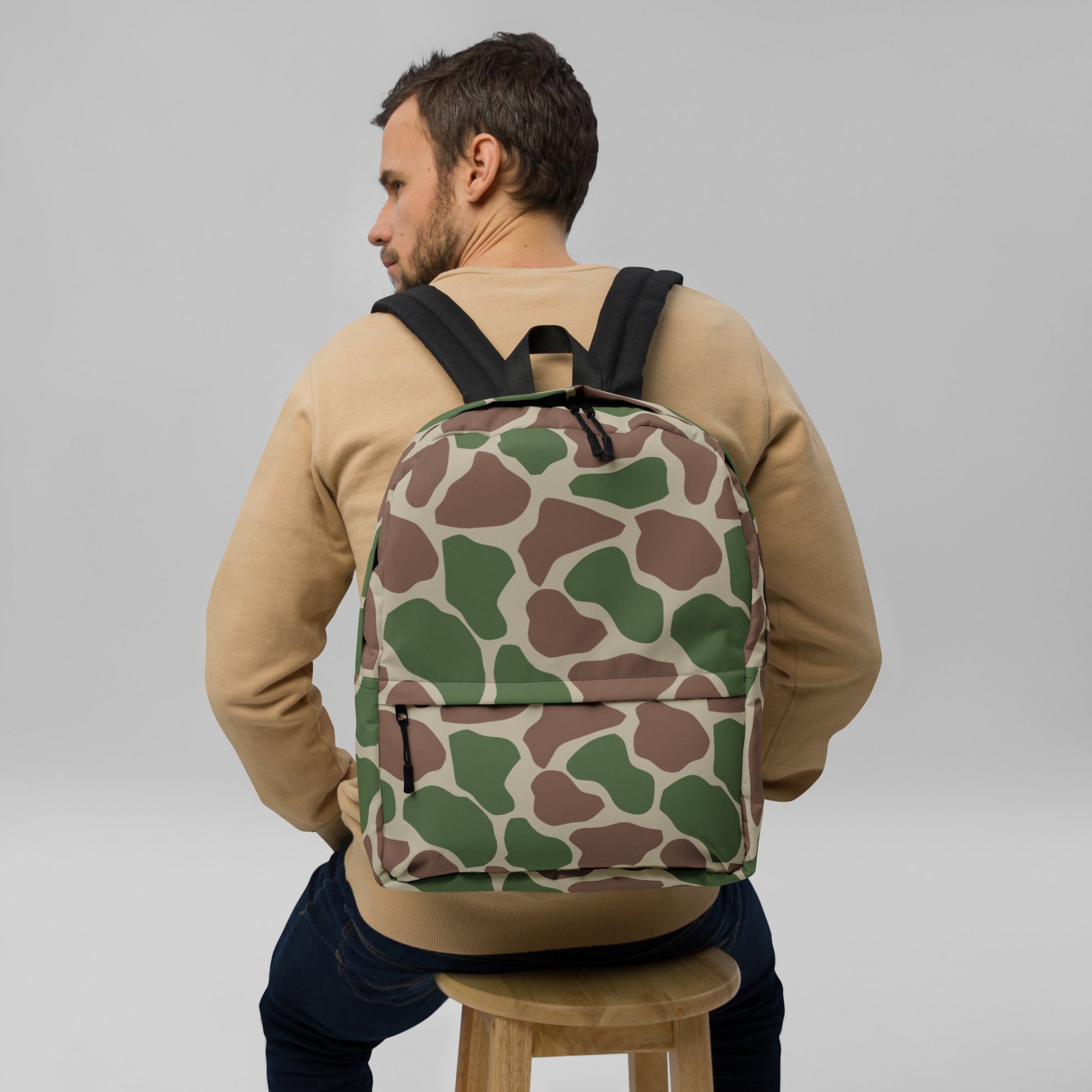 South African Kangwane Giraffe CAMO Backpack