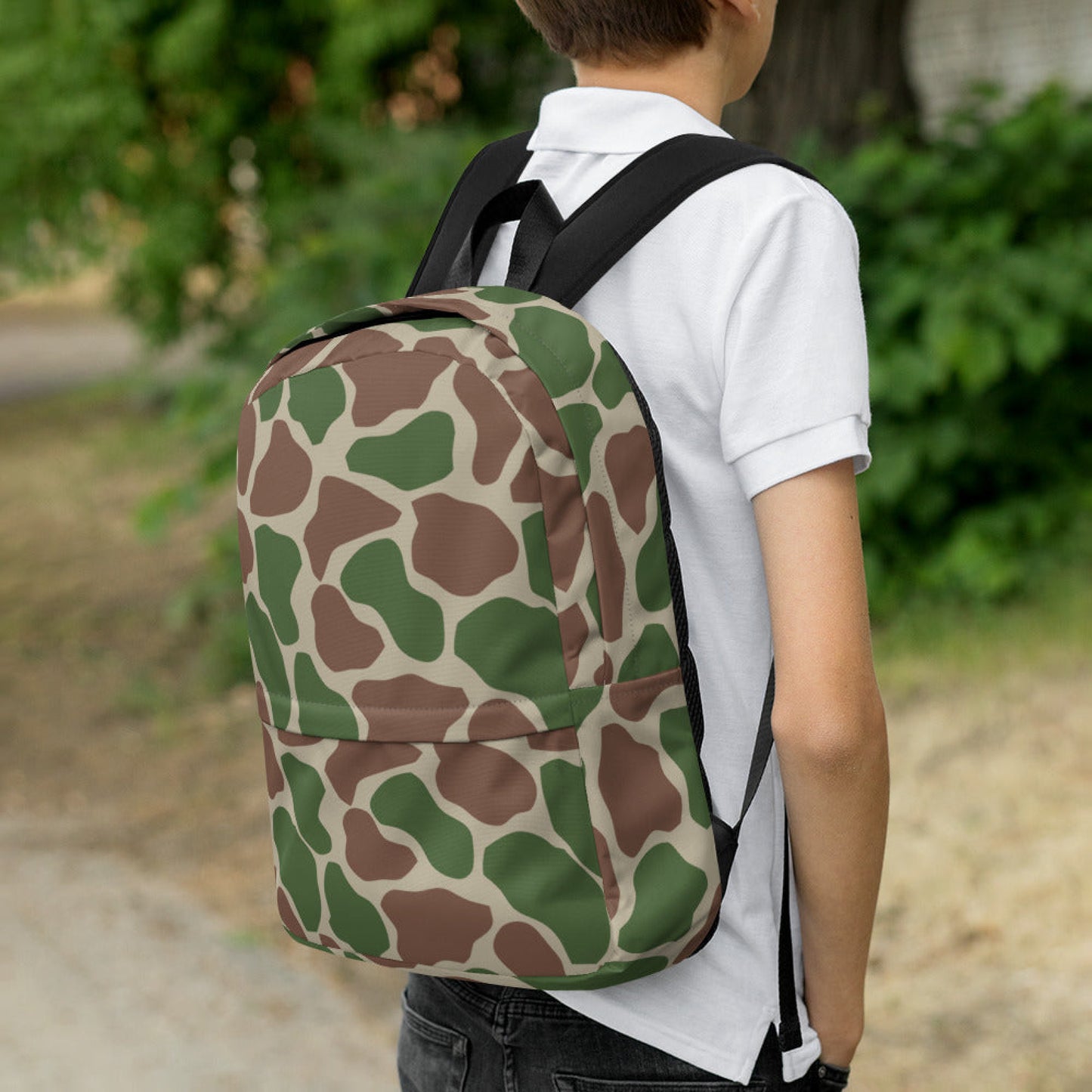South African Kangwane Giraffe CAMO Backpack