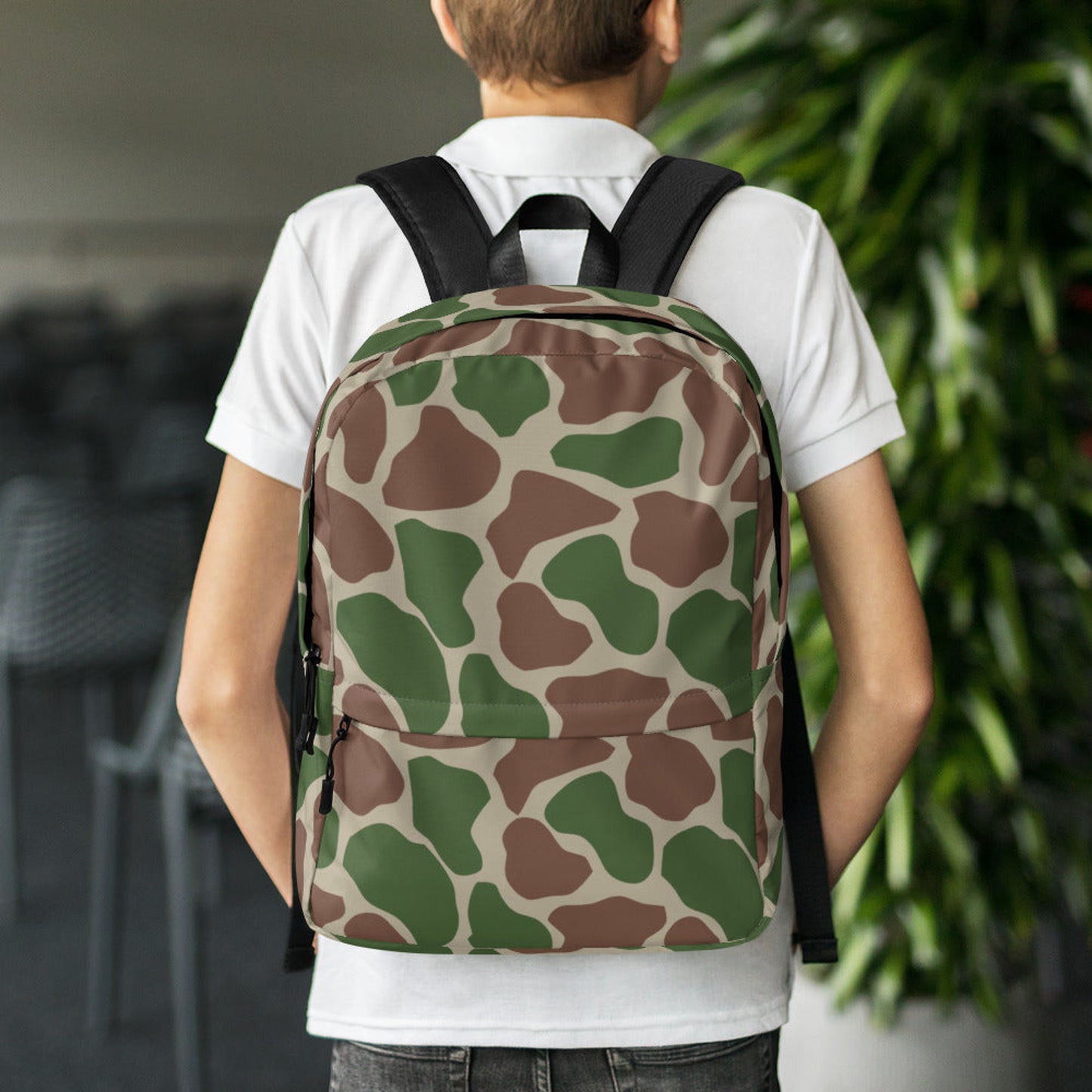 South African Kangwane Giraffe CAMO Backpack