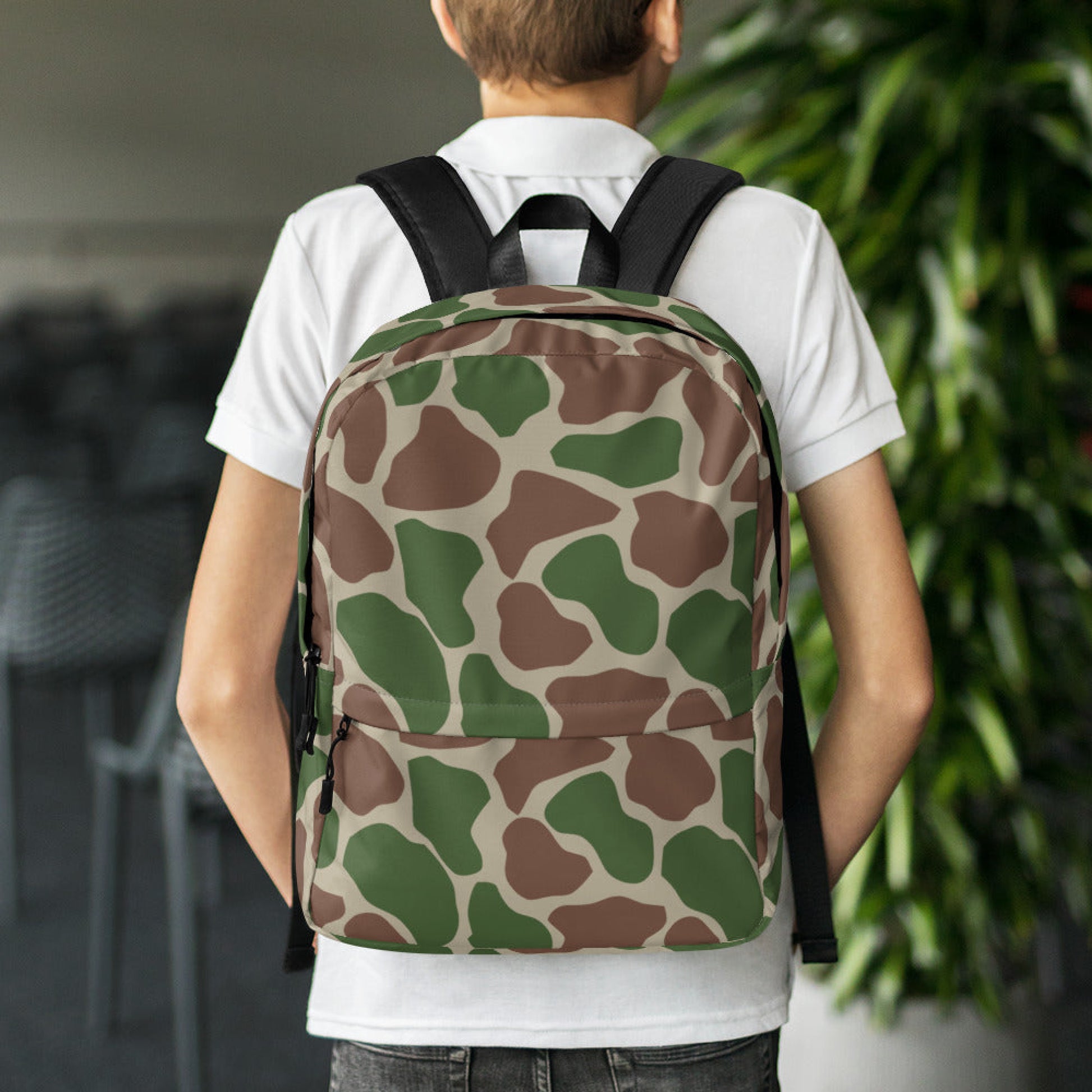South African Kangwane Giraffe CAMO Backpack