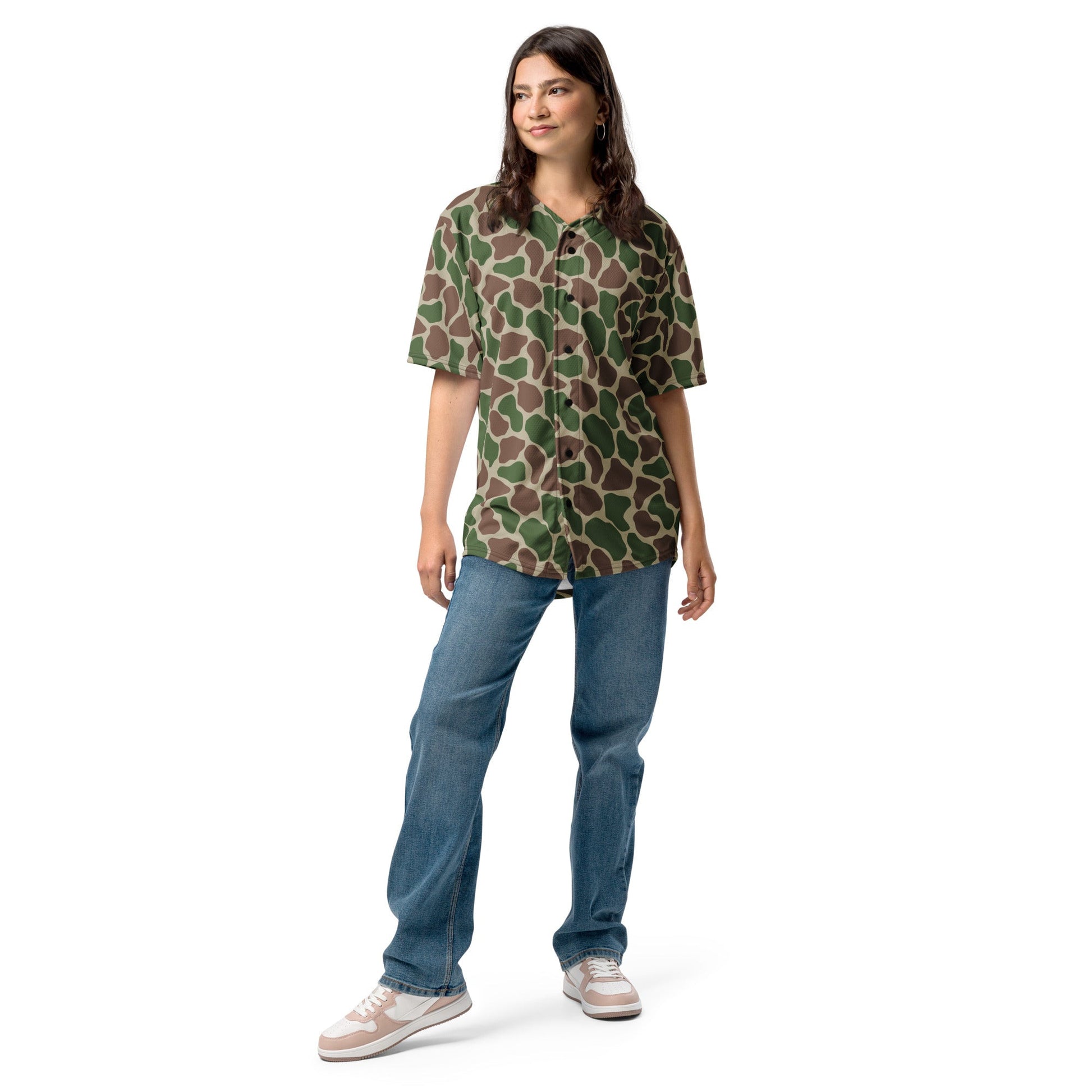 South African Kangwane Giraffe CAMO baseball jersey - Baseball Jerseys