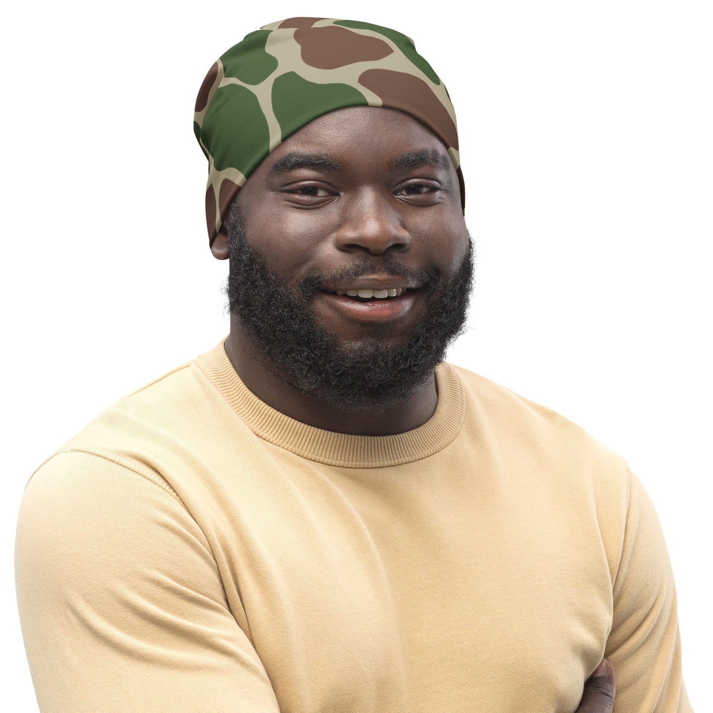 South African Kangwane Giraffe CAMO Beanie - Beanies