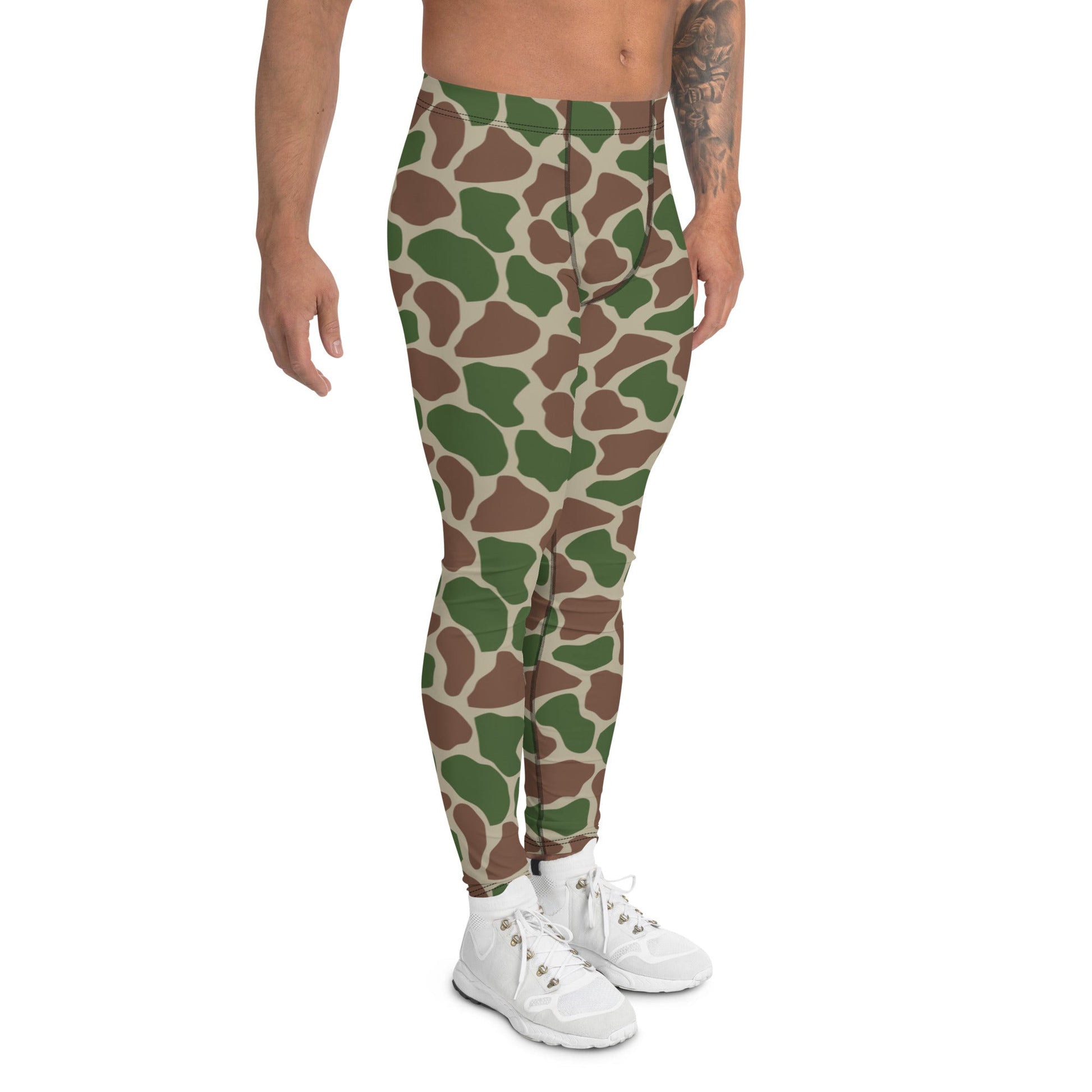 South African Kangwane Giraffe CAMO Mens Leggings