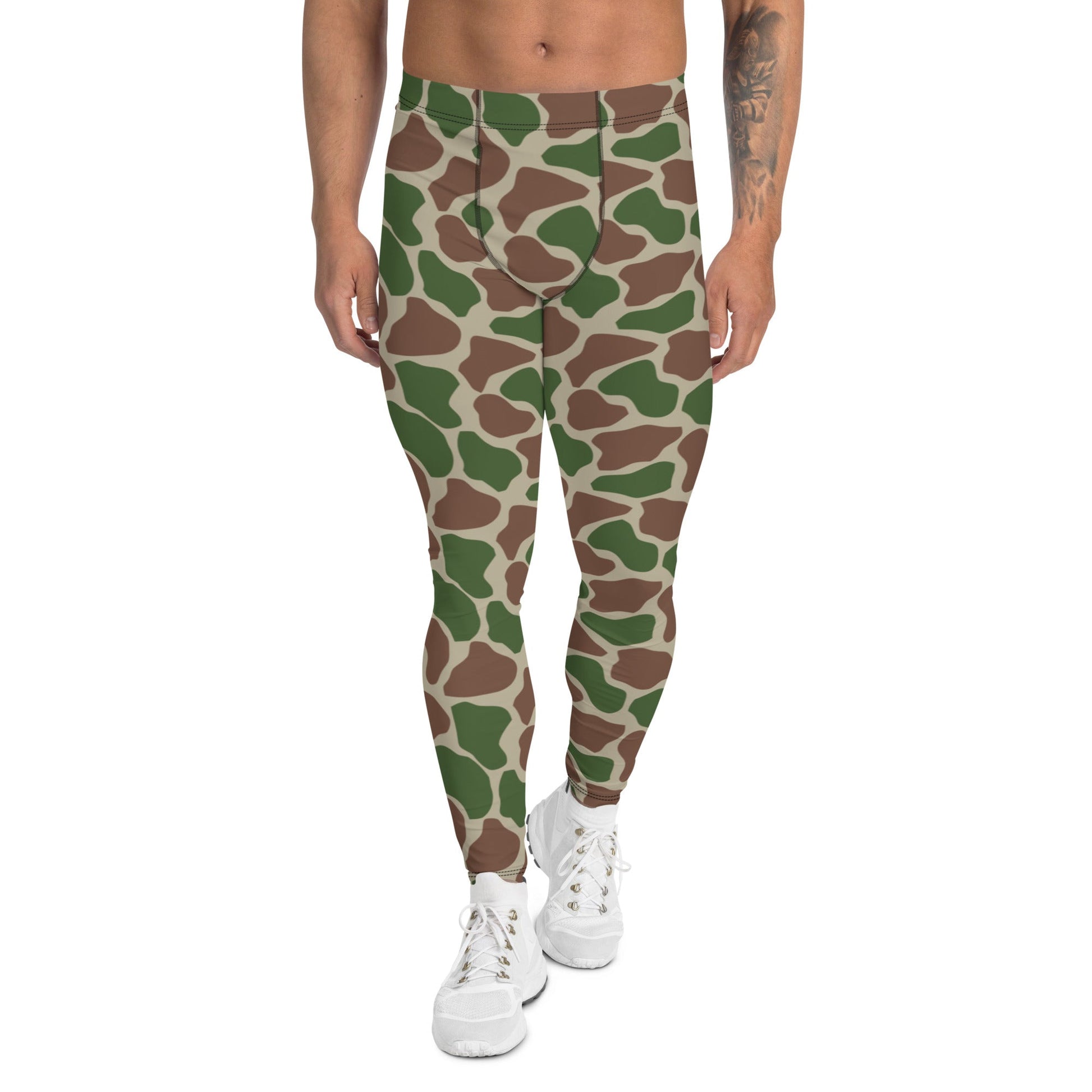 South African Kangwane Giraffe CAMO Mens Leggings - XS