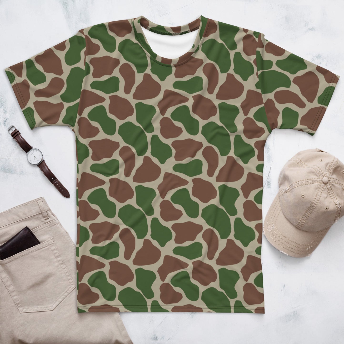 South African Kangwane Giraffe CAMO Mens t-shirt - XS - T-Shirts