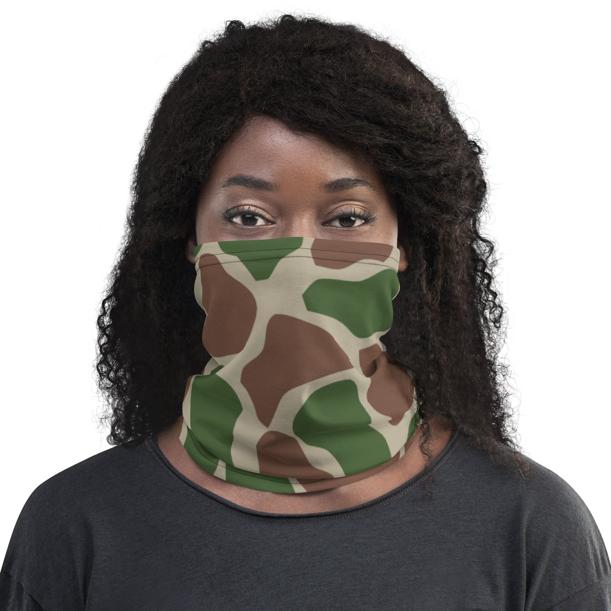 South African Kangwane Giraffe CAMO Neck Gaiter Gaiters
