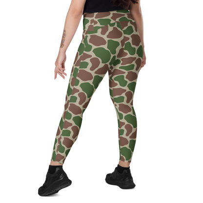 South African Kangwane Giraffe Police CAMO Leggings with pockets - Womens With Pockets