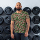 South African Kangwane Giraffe Police CAMO Men’s Athletic T-shirt - XS - T-Shirts