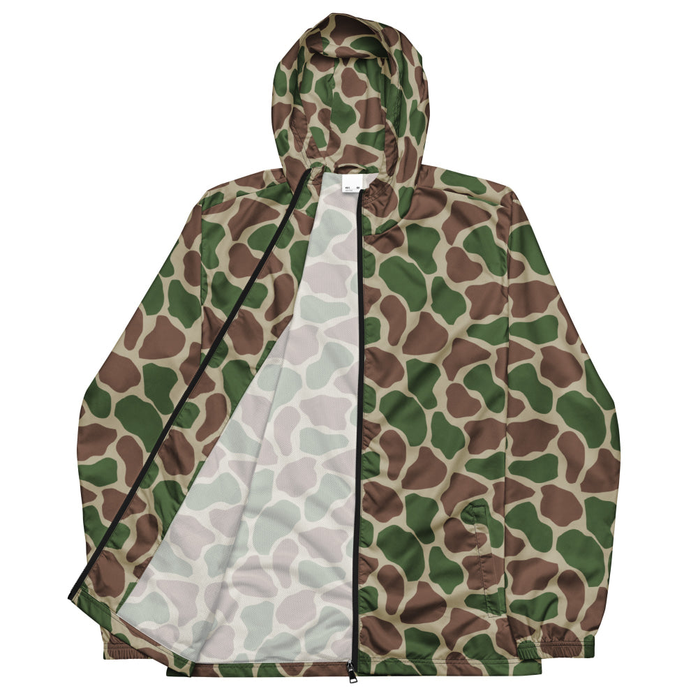 South African Kangwane Giraffe Police CAMO Men’s windbreaker - Mens Windbreaker