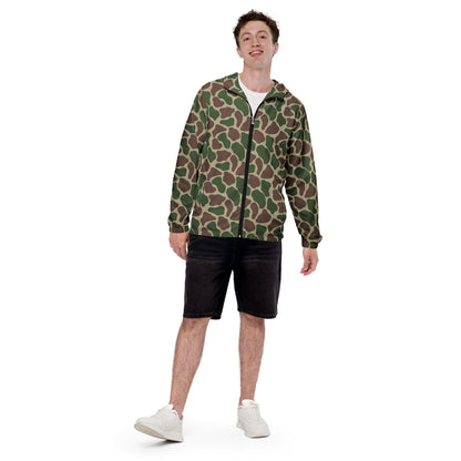 South African Kangwane Giraffe Police CAMO Men’s windbreaker - Mens Windbreaker