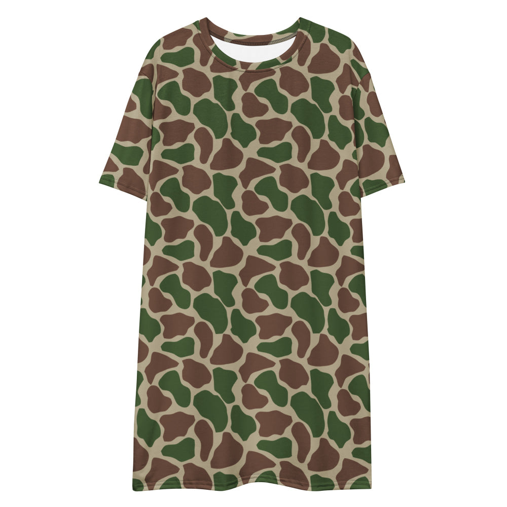 South African Kangwane Giraffe Police CAMO T-shirt dress - Womens T-Shirt Dress