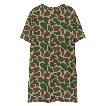 South African Kangwane Giraffe Police CAMO T-shirt dress - Womens T-Shirt Dress