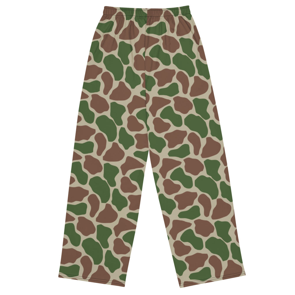 South African Kangwane Giraffe Police CAMO unisex wide-leg pants - Unisex Wide-Leg Pants