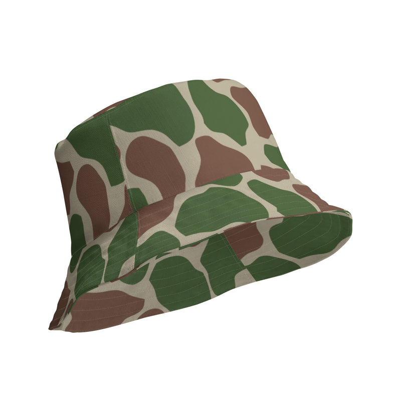 Giraffe Kangwane South African CAMO Reversible Bucket Hat - Head