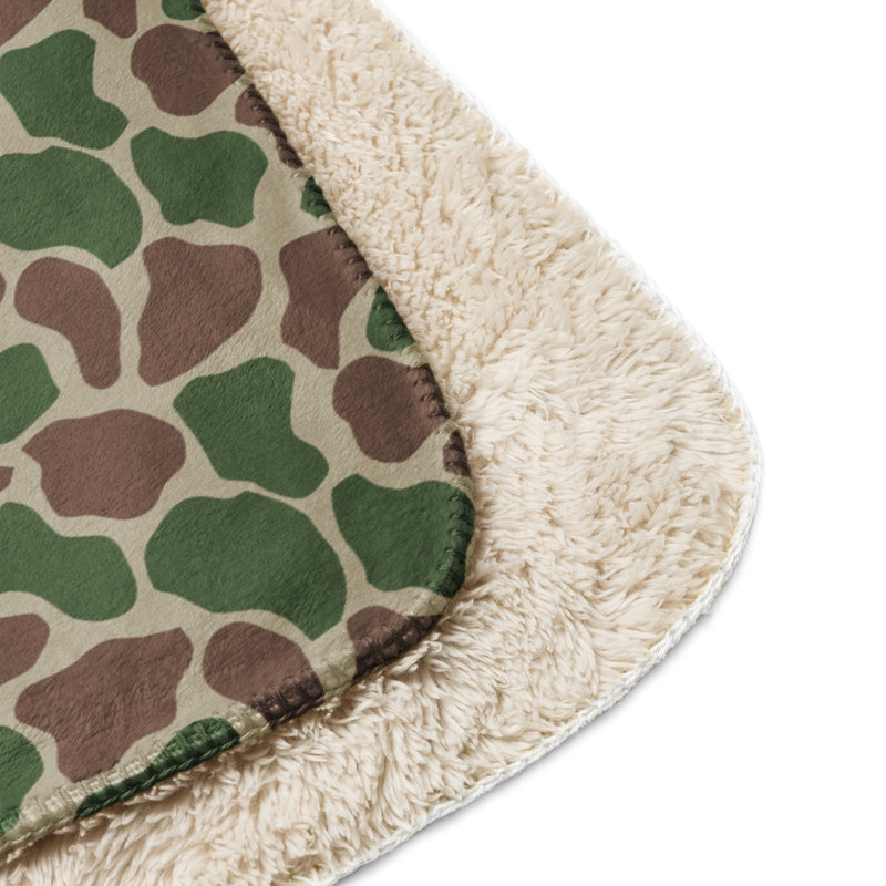 Giraffe Kangwane South African CAMO Sherpa Blanket