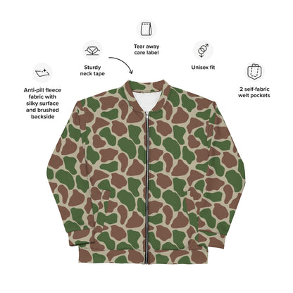 South African Kangwane Giraffe CAMO Unisex Bomber Jacket