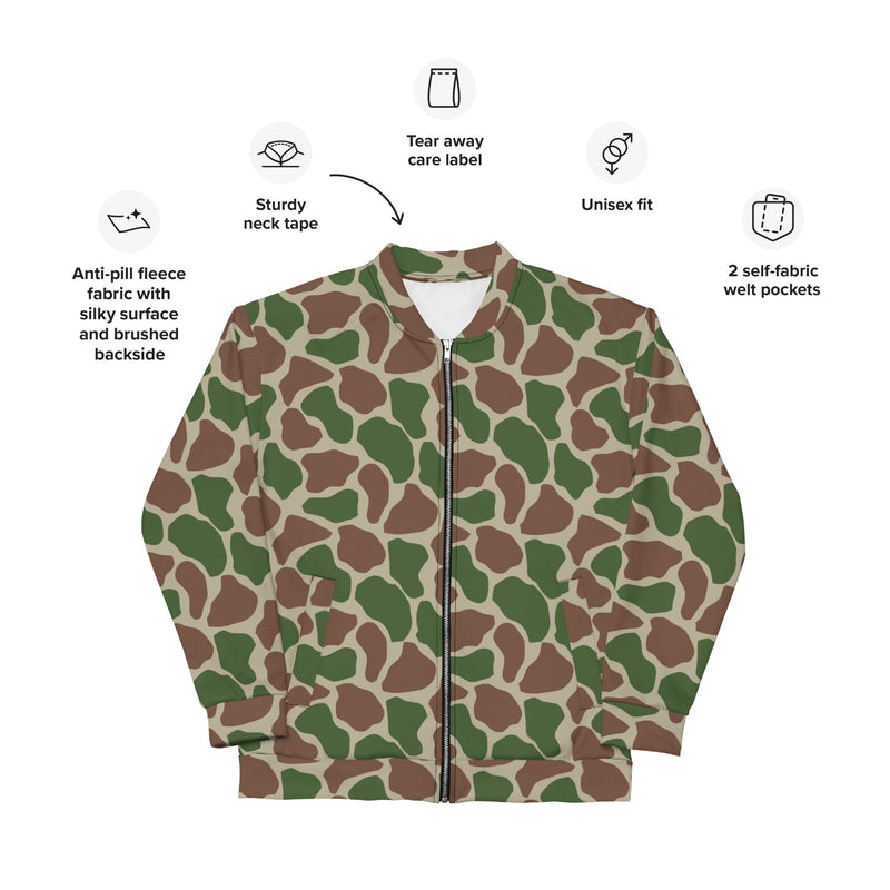 Giraffe Kangwane South African CAMO Unisex Bomber Jacket