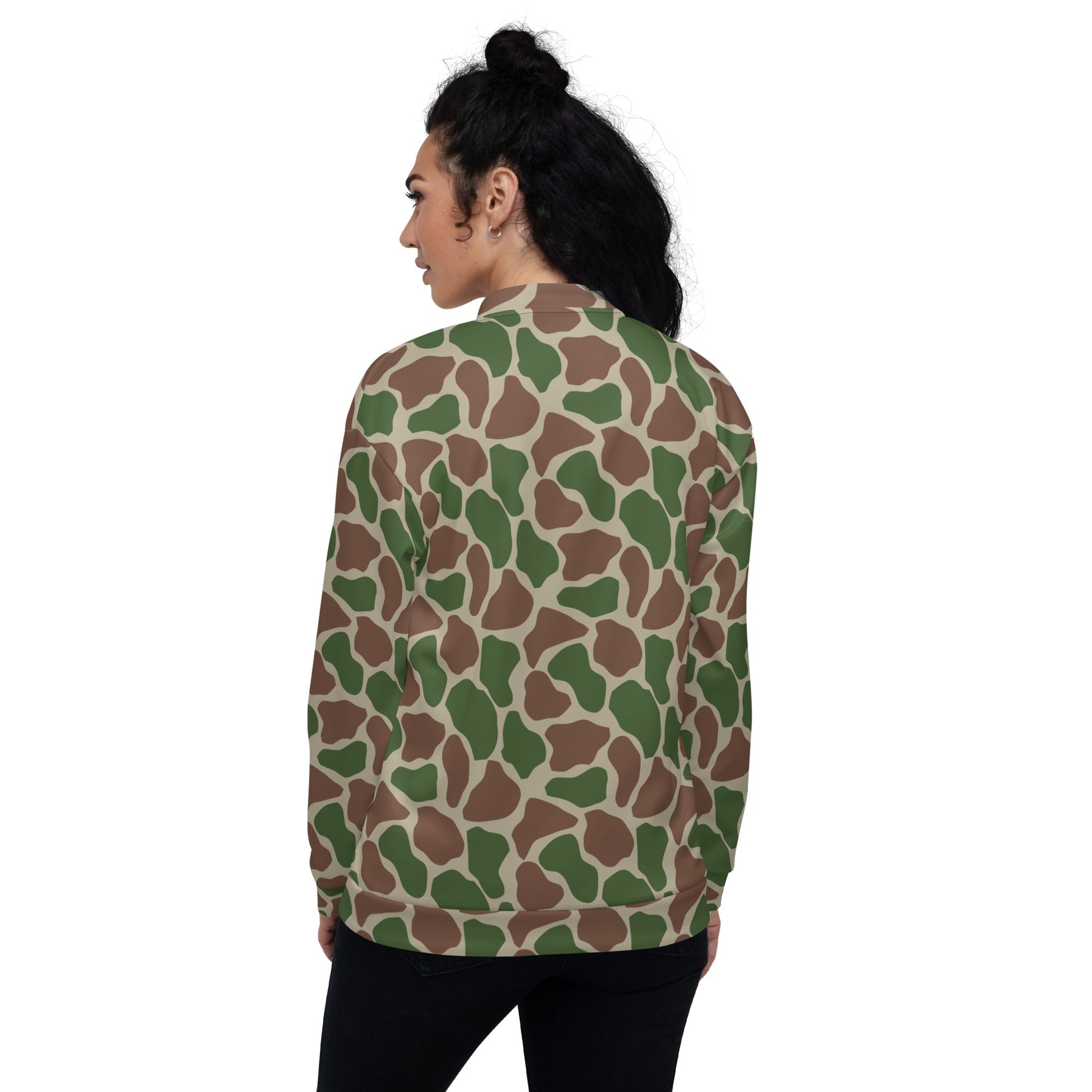 South African Kangwane Giraffe CAMO Unisex Bomber Jacket