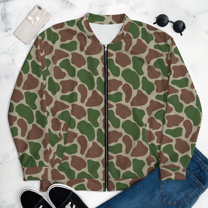 South African Kangwane Giraffe CAMO Unisex Bomber Jacket - XS
