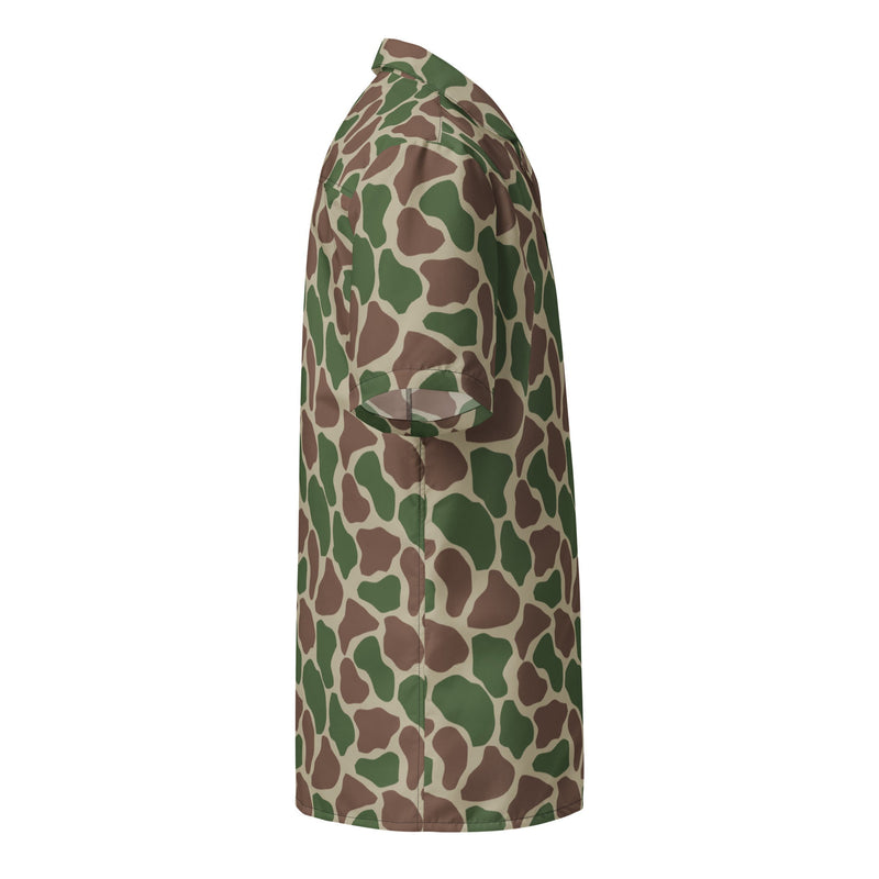 Giraffe Kangwane South African CAMO Unisex Short-Sleeve Button Shirt - Button-Up