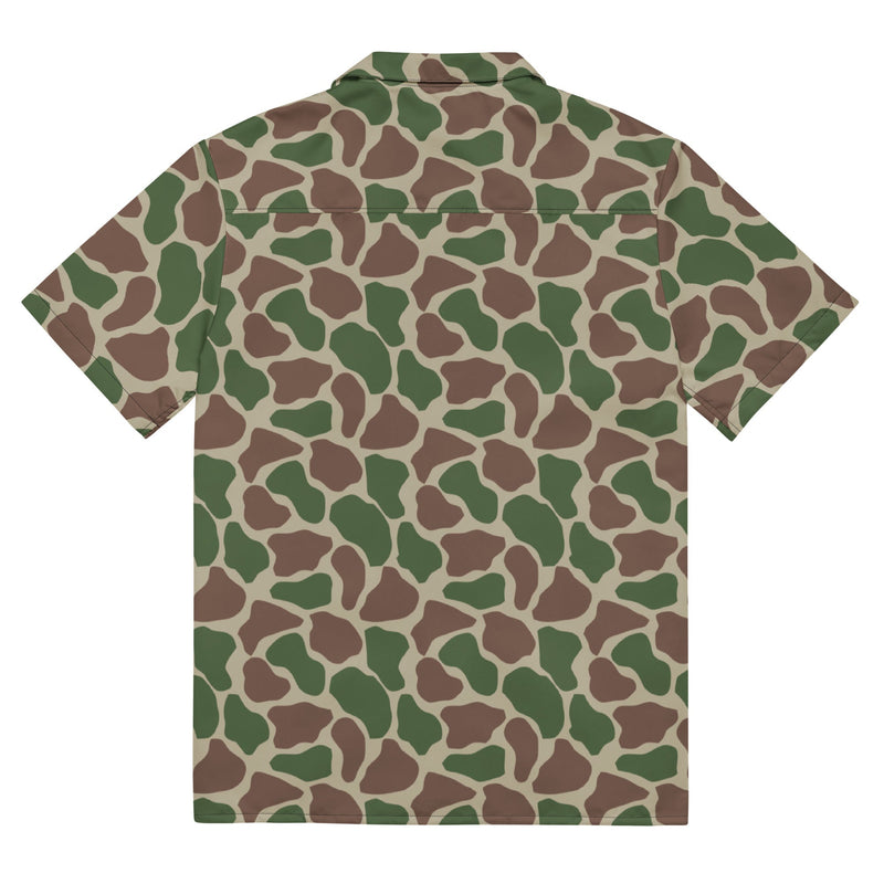 Giraffe Kangwane South African CAMO Unisex Short-Sleeve Button Shirt - Button-Up