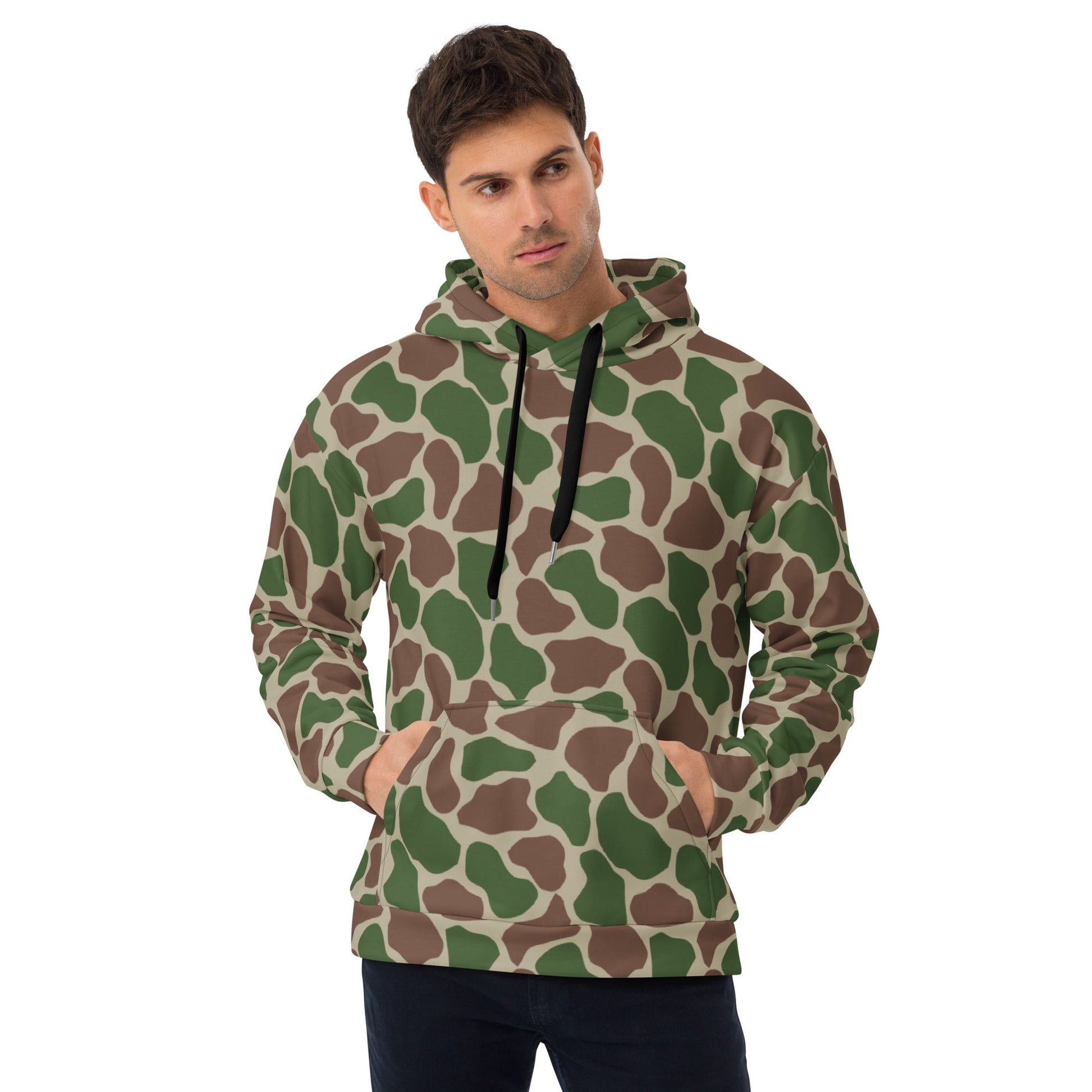 South African Kangwane Giraffe CAMO Unisex Hoodie - 2XS - Hoodies