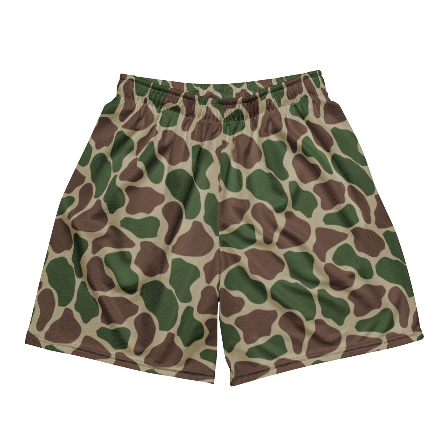 South African Kangwane Giraffe CAMO Unisex mesh shorts - 2XS - Mesh Shorts