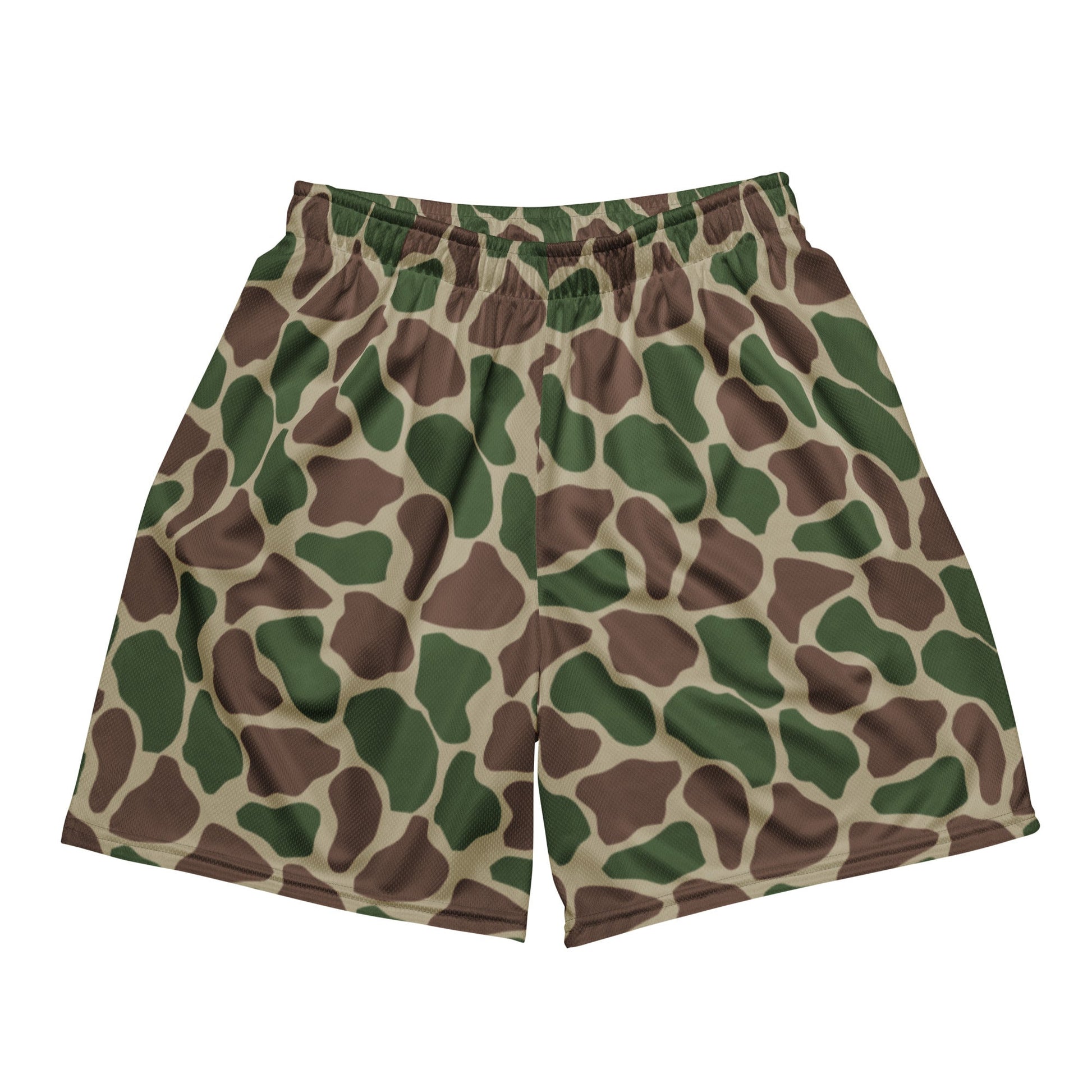 South African Kangwane Giraffe CAMO Unisex mesh shorts - 2XS - Mesh Shorts