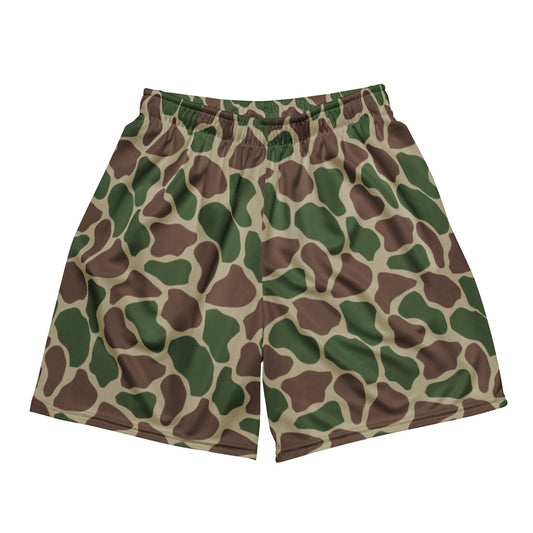 South African Kangwane Giraffe CAMO Unisex mesh shorts - 2XS - Mesh Shorts