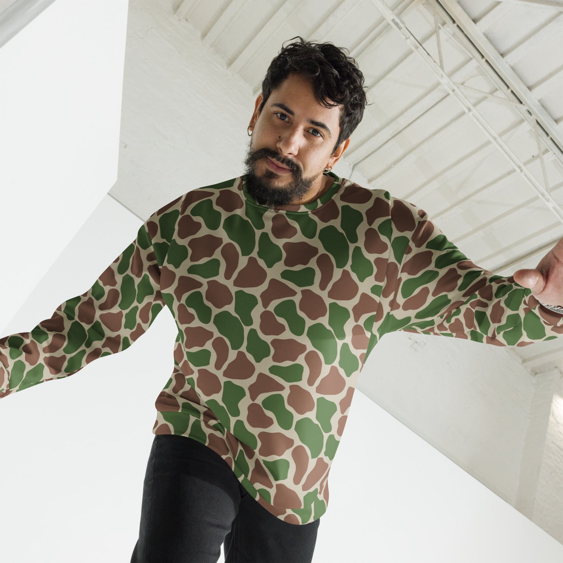 South African Kangwane Giraffe CAMO Unisex Sweatshirt