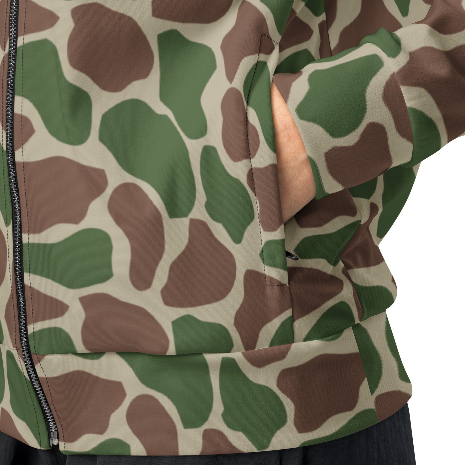 South African Kangwane Giraffe CAMO Unisex track jacket - Track Jackets