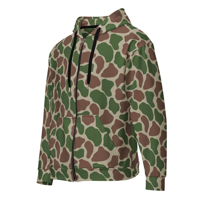 Giraffe Kangwane South African CAMO Unisex Zip Hoodie