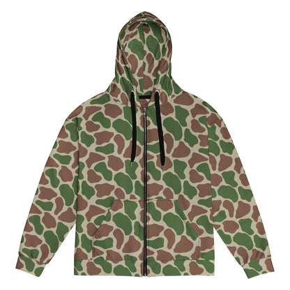 South African Kangwane Giraffe CAMO Unisex zip hoodie - 2XS - Zip Hoodies