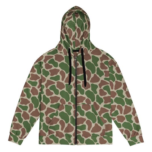 South African Kangwane Giraffe CAMO Unisex zip hoodie - 2XS - Zip Hoodies