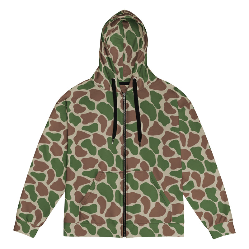Giraffe Kangwane South African CAMO Unisex Zip Hoodie - 2XS