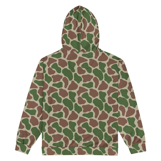 South African Kangwane Giraffe CAMO Unisex zip hoodie - Zip Hoodies