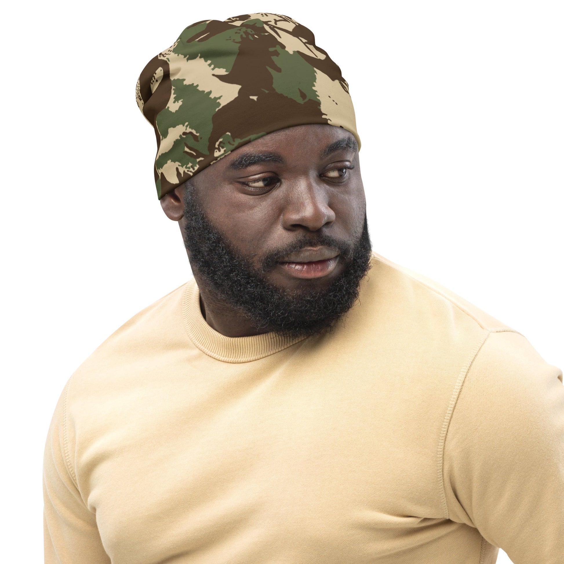 South African KOEVOET Police CAMO Beanie - Beanies