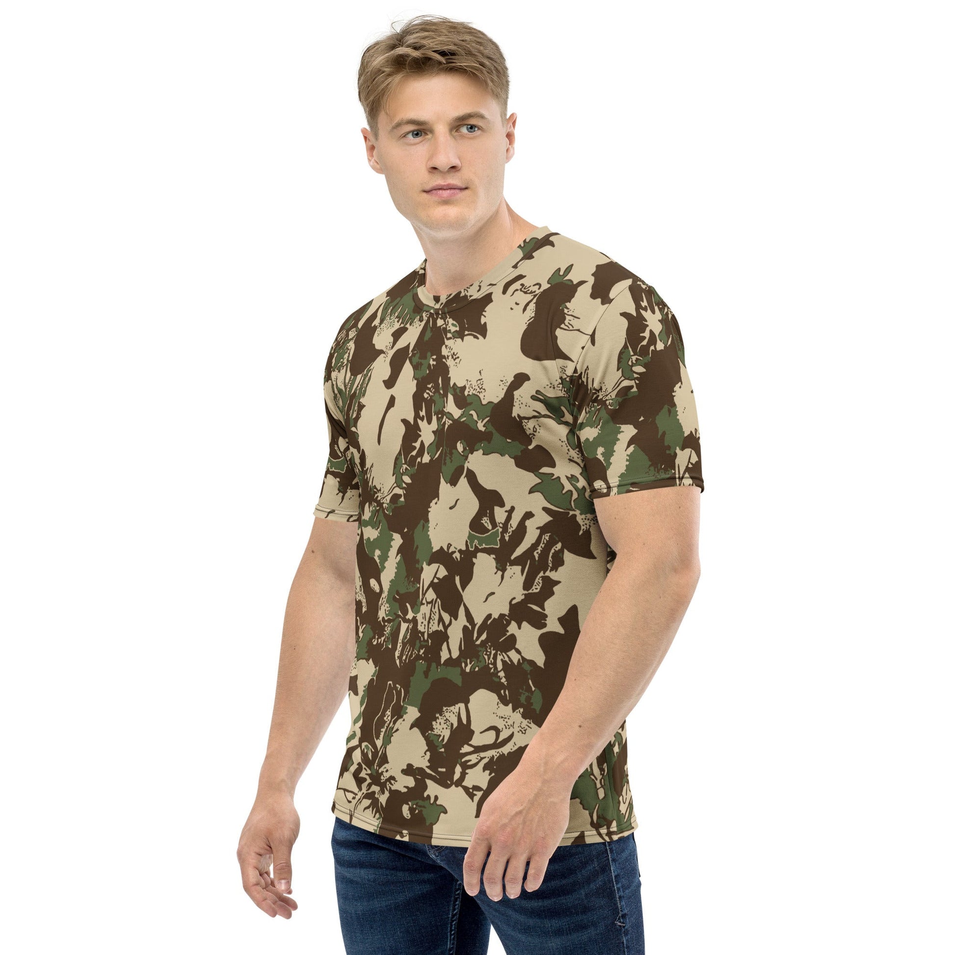 South African KOEVOET Police CAMO Mens t-shirt - T-Shirts