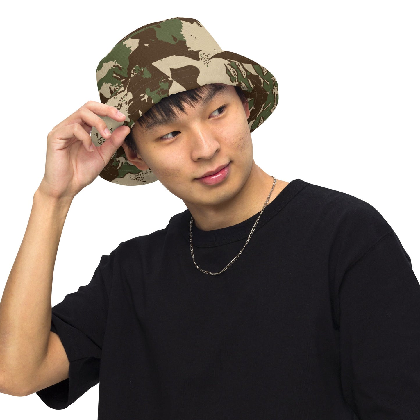 South African KOEVOET Police CAMO Reversible bucket hat - Bucket Hats