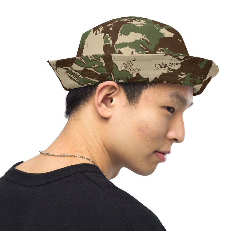 Koevoet Grasslands South African CAMO Reversible Bucket Hat - Head