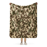 Koevoet Grasslands South African CAMO Sherpa Blanket - 50″×60″