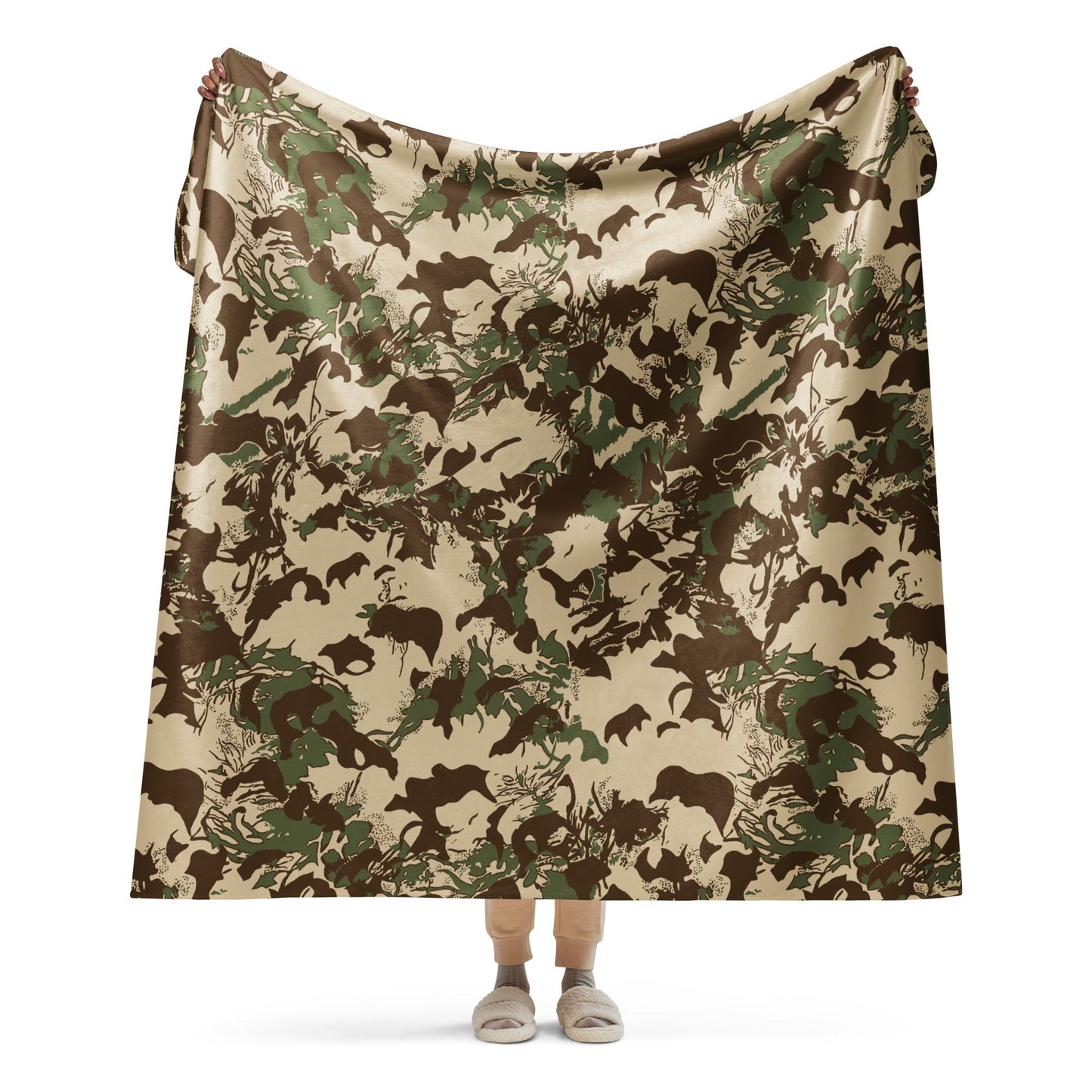 South African KOEVOET Police CAMO Sherpa blanket 60″×80″ Blankets
