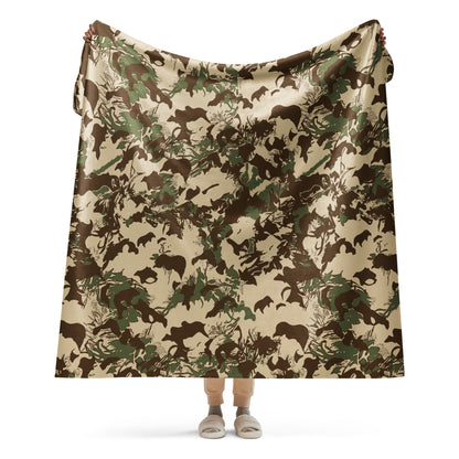 South African KOEVOET Police CAMO Sherpa blanket 60″×80″ Blankets