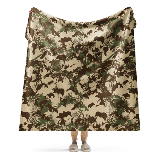 South African KOEVOET Police CAMO Sherpa blanket 60″×80″ Blankets