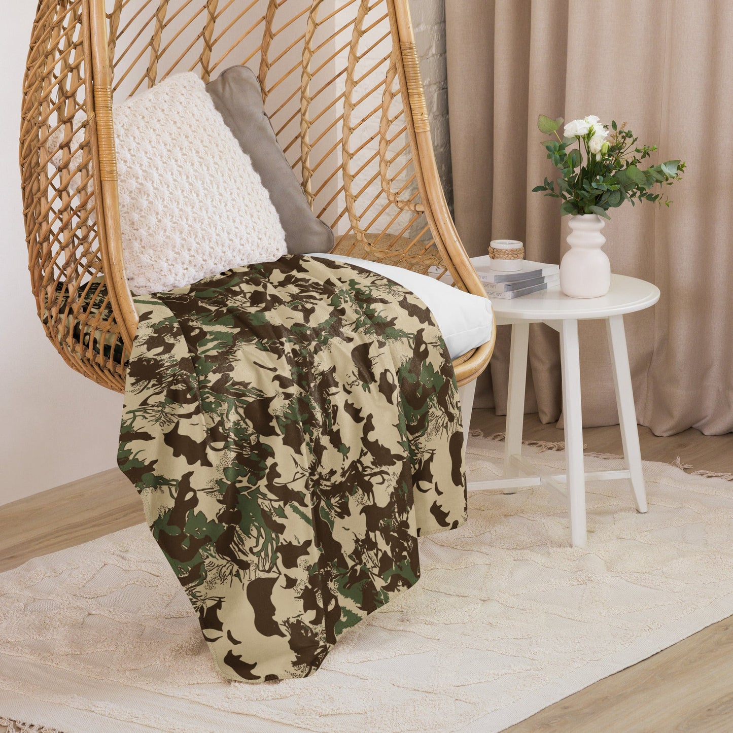South African KOEVOET Police CAMO Sherpa blanket Blankets