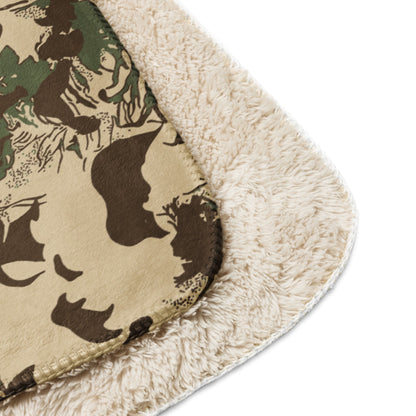 South African KOEVOET Police CAMO Sherpa blanket Blankets