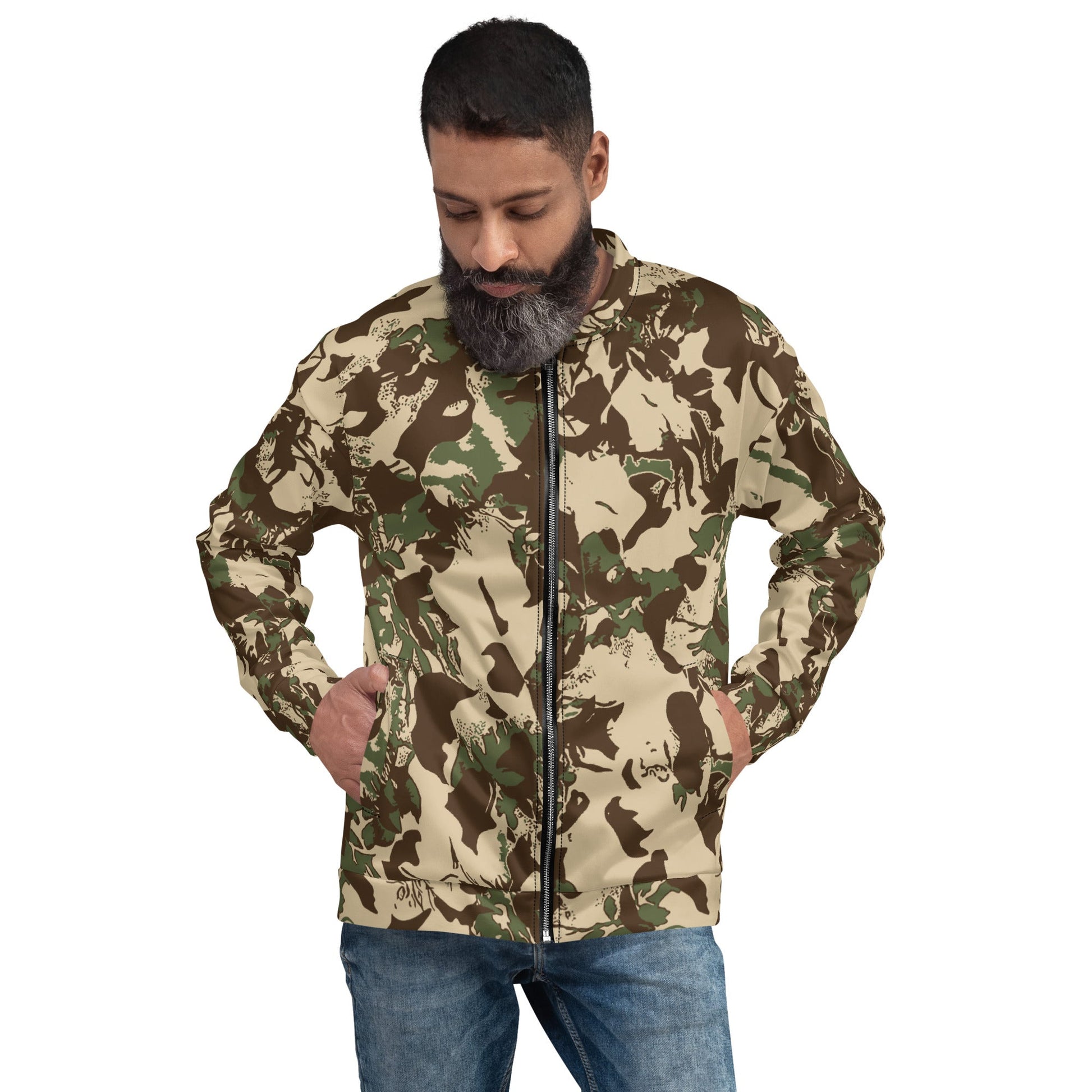 South African KOEVOET Police CAMO Unisex Bomber Jacket - Jackets