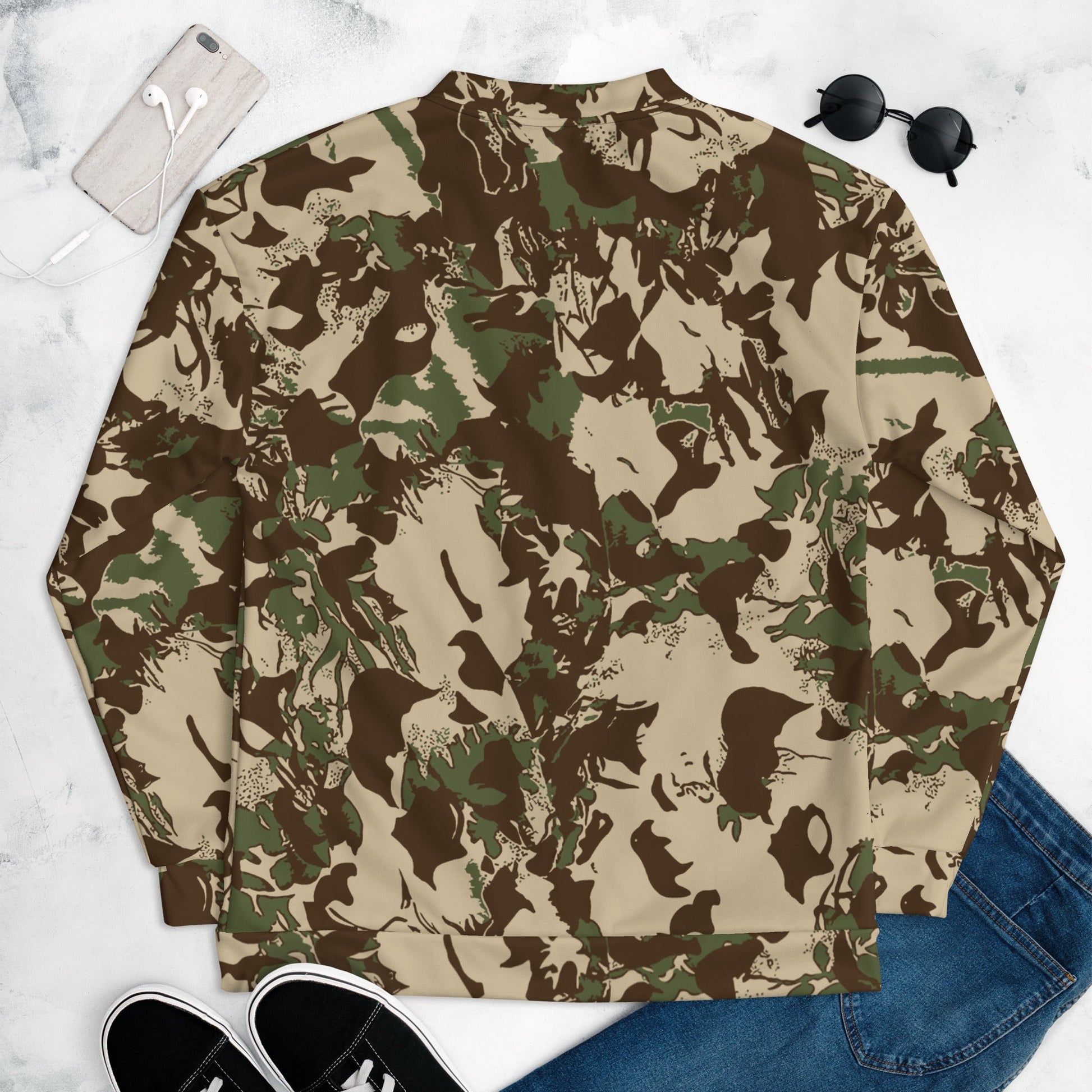 South African KOEVOET Police CAMO Unisex Bomber Jacket - Jackets