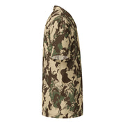 Brushstroke Grasslands CAMO Unisex Short-Sleeve Button Shirt - Button-Up
